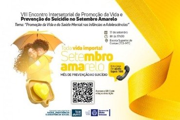 Encontro do TCE-MT e da SES-MT promove saúde mental de crianças e adolescentes