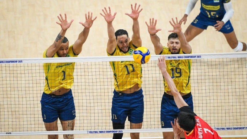 Brasil tem a pior posição na história dos Campeonatos Mundiais de vôlei