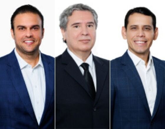 Murilo Bianchini, secretário de Assuntos Estratégicos; Nivaldo de Almeida Carvalho Júnior, secretário de Planejamento; e William Leite, ex-chefe de Gabinete de Abilio. 