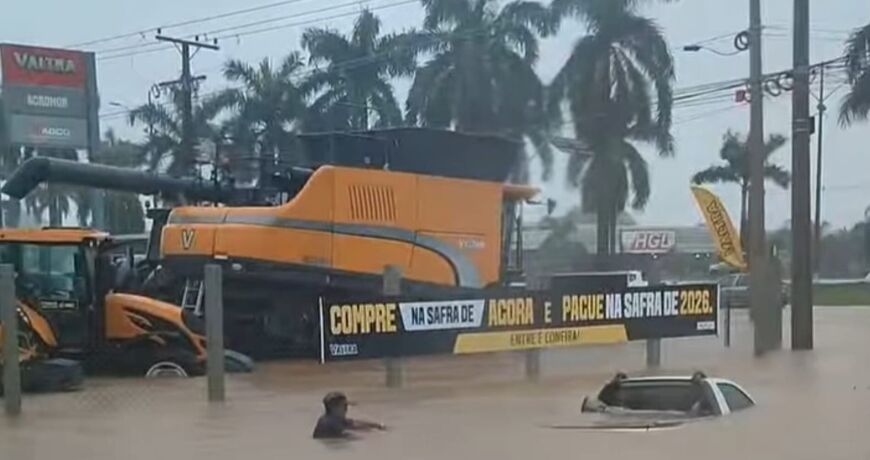 Chuvas acima da média segunda-feira, 9, em Primavera do Leste