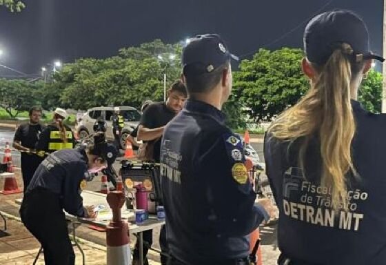 Lei Seca em Várzea Grande prende 9 motoristas e remove 33 veículos