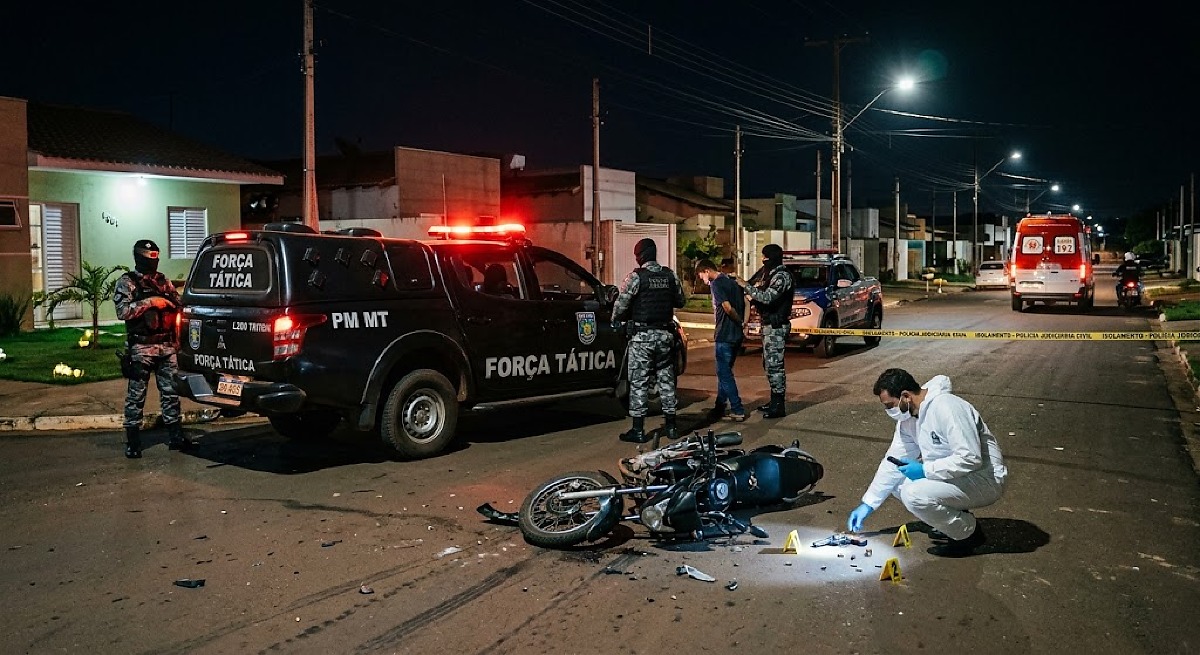 Confronto com a Polícia Militar deixa um morto em Tangará da Serra, MT
