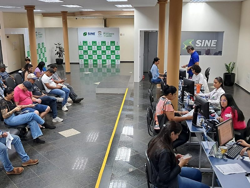 Sine oferece 198 vagas de emprego em Primavera do Leste, MT