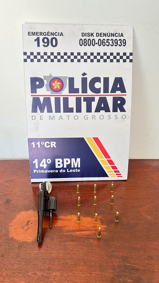 Homem é preso por posse de arma e violência doméstica em Primavera do Leste