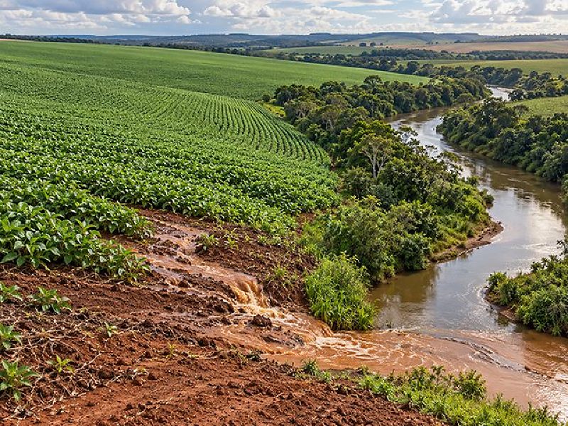 Embrapa aponta risco de poluição hídrica em quatro cidades de Mato Grosso